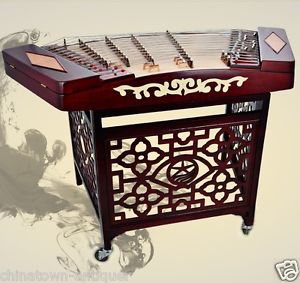 Professional & Beginner Red Aged rosewood 402 Dulcimer YangQin wheat flower#4009