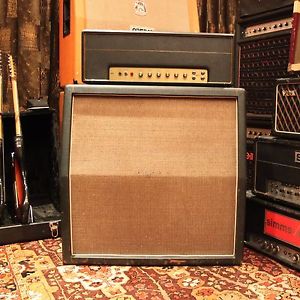 Vintage 1968 Marshall JMP 50 Plexi 50w #11225 Amplifier Head & Cabinet SERVICED
