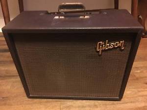 1960 Gibson Discoverer GA-8 Vintage 1x12 Guitar Tube Amp Deluxe Brown Tweed