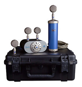 Blue Microphones Bottle Mic Locker Large-Diaphragm Tube Microphone with 4 Interc