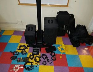 Bose l1 model ii +paklite +b2 sub and b1 sub +all accessories ready to play