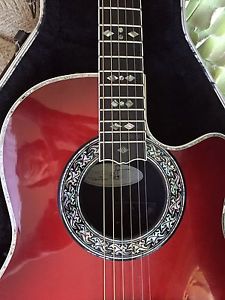 Ovation Guitar Custom Legend 1769 Red