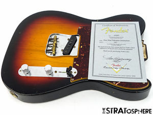 Fender Custom Shop Postmodern Relic Telecaster LOADED BODY Tele USA 3TS Sunburst
