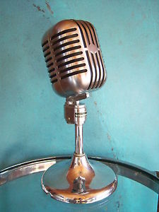 Vintage RARE 1940's Turner 101A dynamic / ribbon microphone old antique w cable