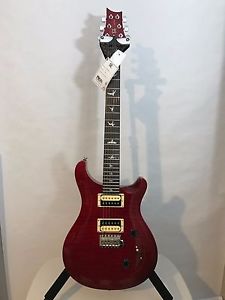 PRS Paul Reed Smith SE Custom 24 Electric Guitar, Black Cherry w/ Gig Bag