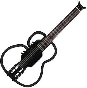 Aria AS-105C Nylon Classical AcousticGuitar Portable Mini Headless Travel Silent