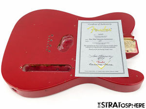 Fender USA Custom Shop Postmodern Relic Telecaster BODY Tele Nitro Torino Red