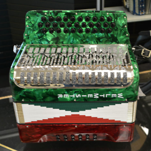 Weltmeister Corina II Button Accordion - Tri Color