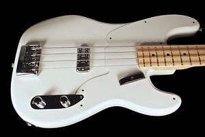 2013 FENDER PRECISION CUSTOM SHOP PRO NOS 4 STRING P BASS ~ ARCTIC WHITE