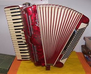120 Bass Bertini Lux Accordion A1 Condition All Original With Case