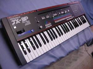 Used ROLAND JX-3P Synthesizer Keyboard EMS Free tracking ship