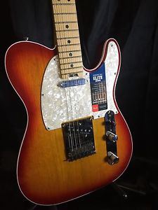 FENDER American Elite Telecaster Aged Cherry Burst DEMO w/ OHSC + Gift