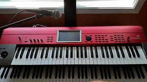 KORG KROME 61 key synthesizer limited red Rare Keyboard workstation