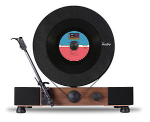 Floating Record Vertical Turntable