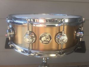 DW Collector's Series 3mm Bell Brass Cast Bronze Snare Drum 14x5.5