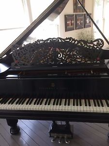 1893 Steinway Ebony Grand Piano - Fully Rebuilt