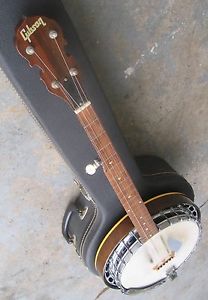 1968 Gibson RB-100 Five-String Banjo w/ Original Hard Case. Very Nice Condition.