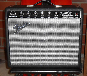 Fender 65 Princeton Reverb 12 watt Guitar Amp Near Mint w/ cover