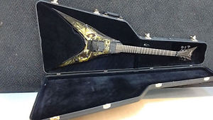 DBZ Venom Watchers V Guitar w/Hard Case~Dean B. Zalinsky~RARE~EMG's, Floyd Rose~