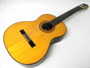 HISAO HOSHINA NO.10 w/hard case Acoustic guitar From JAPAN Free shipping #D50