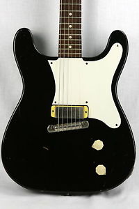 1959 Epiphone Coronet! Black, Slab-Body, New York Pickup! Gibson sg les paul
