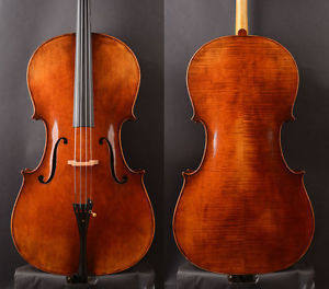 Best model ! An Antonio Stradivari copy Cello .Authentic Mellow tone