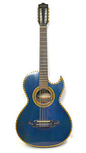 Candelas BS3 Bajo Quinto 10 Strings Guitar , Blue