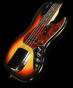 2014 Fender Custom Time Machine '64 Jazz Bass Electric Bass Guitar 3-T Sunburst