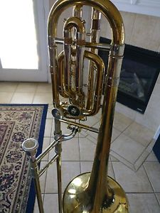 Bach model 50 double trigger bass trombone