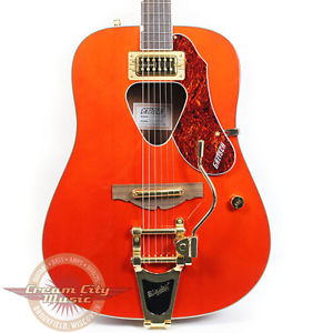 Gretsch G5034TFT Rancher Acoustic Electric with Bigsby Savannah Sunset Orange