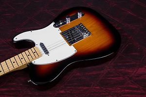 Fender Standard Telecaster Electric Guitar Brown Sunburst Gloss Maple Fretboard