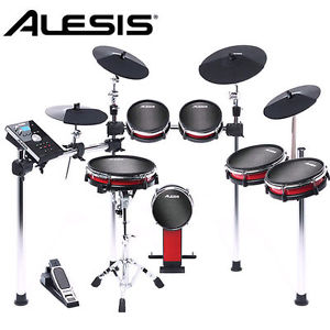 Alesis Crimson Mesh Head 6pce Electronic Drum Kit  Drumset with 3x cymbals