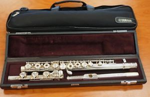 Yamaha Sterling Silver Flute 461 Musical Instrument Dallas Brass Double Case