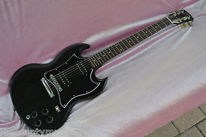2009 Gibson USA BLACK SG ELECTRIC GUITAR with HUMBUCKING PICKUPS; BEAUTY! #J787