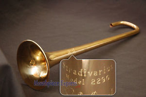 Genuine Bach Stradivarius C/D Trumpet Bell 229GH, Raw Gold Brass Heavy NEW!