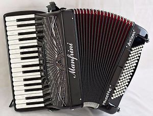 New - Manfrini Artisan Musette Accordion - 34/96 3 Voice Hand Made Reeds