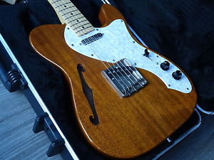 Fender Telecaster Thinline 69 Mahogany Body Crafted in Japan 1997 with SKB Case