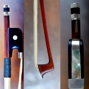 A fine French certified violin bow by Louis Morizot fr.  - Raffin certified