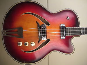 ♫ MUSIMA RECORD,Top of the Line! massive Archtop, vintage Jazzgitarre