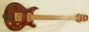Thorn artisan master double cut semi hollow electric guitar redwood koa