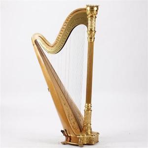 Lyon & Healy Style 17 Concert pedal harp with bench and original trunk ... Lot 1