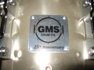 GMS Snare Drum 25th Annirvasry 6"1/2 X 14"