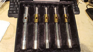 Yamaha and Armstrong Flute Headjoints Set and Case