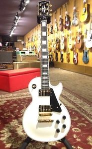 Gibson Les Paul Custom White Used  w/ Hard case