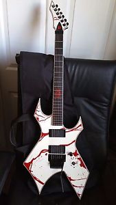 B.C. Rich Joey Jordison Signature Warlock Electric Guitar 2011 w/bag