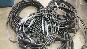 Lot of New L6-20 Extension Cables for Stage Lighting and Production Use