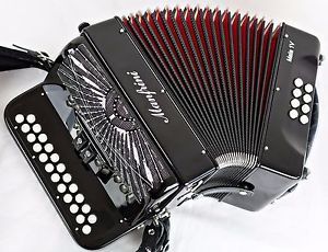 Manfrini Mala IV - B/C Melodeon Diatonic - 4 voice Musette - Top Quality