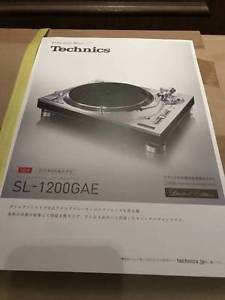 Technics SL-1200GAE 1200 1200GAE Limited Turntables Record Player Japan