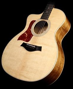 Taylor 214ce Deluxe Koa Left-Handed Grand Auditorium Acoustic/Electric Guitar