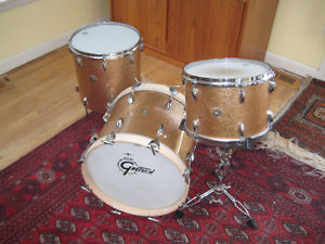 Wonderfull Gretsch Pink Champagne Be-Bop Drum Set